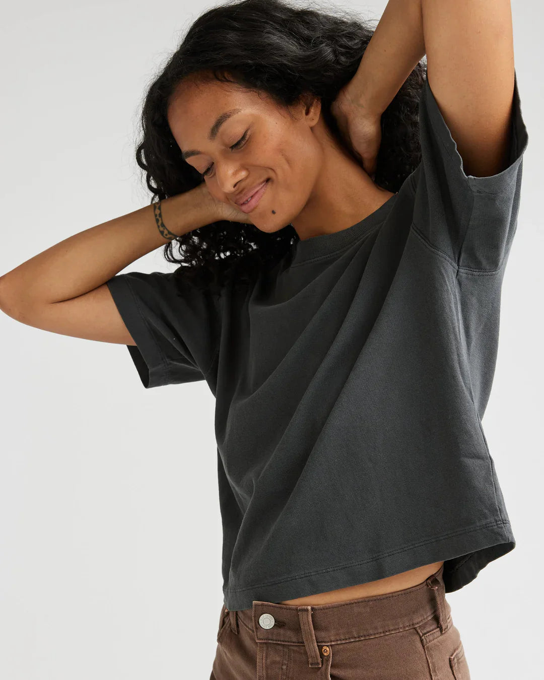 Richer Poorer Women's Relaxed Crop Tee
