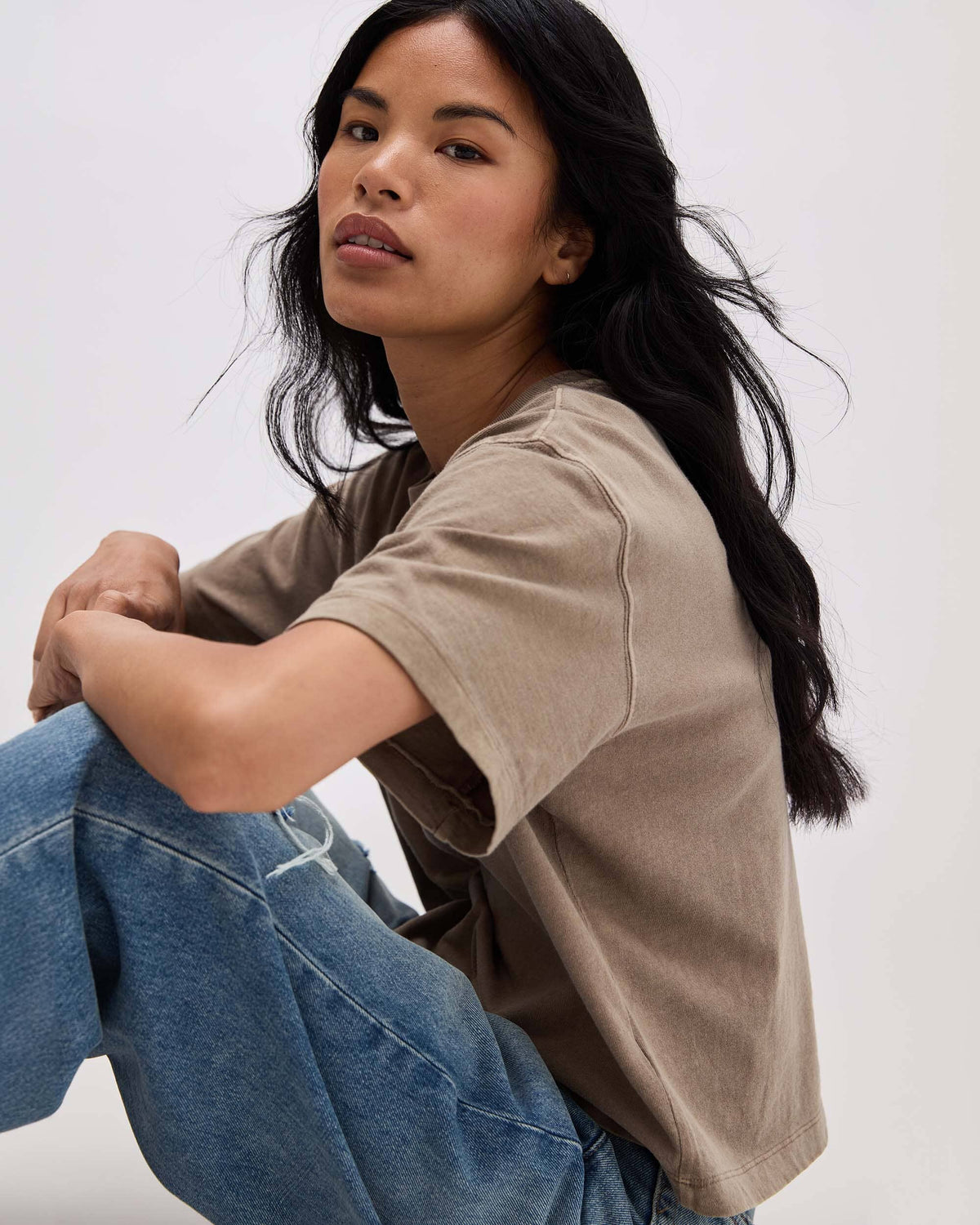Richer Poorer Women's Relaxed Crop Tee