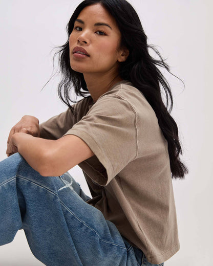 Richer Poorer Women's Relaxed Crop Tee