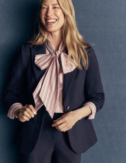 Marylebone Ponte Blazer-Navy