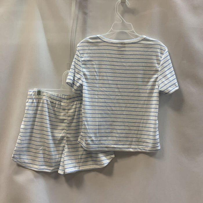 4PC Sleep Pajama Set Stripes