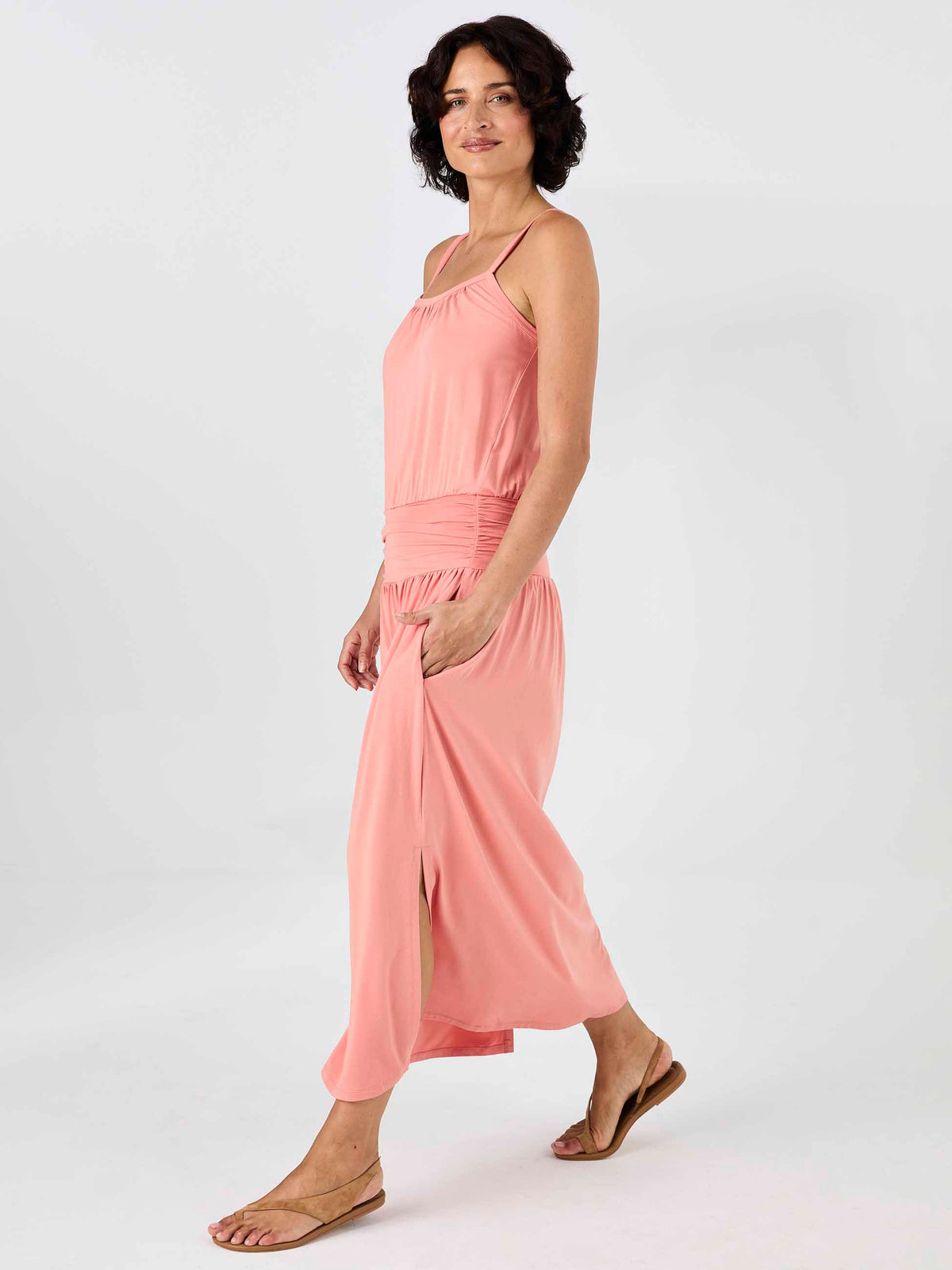 Imogen Dress - Apricot