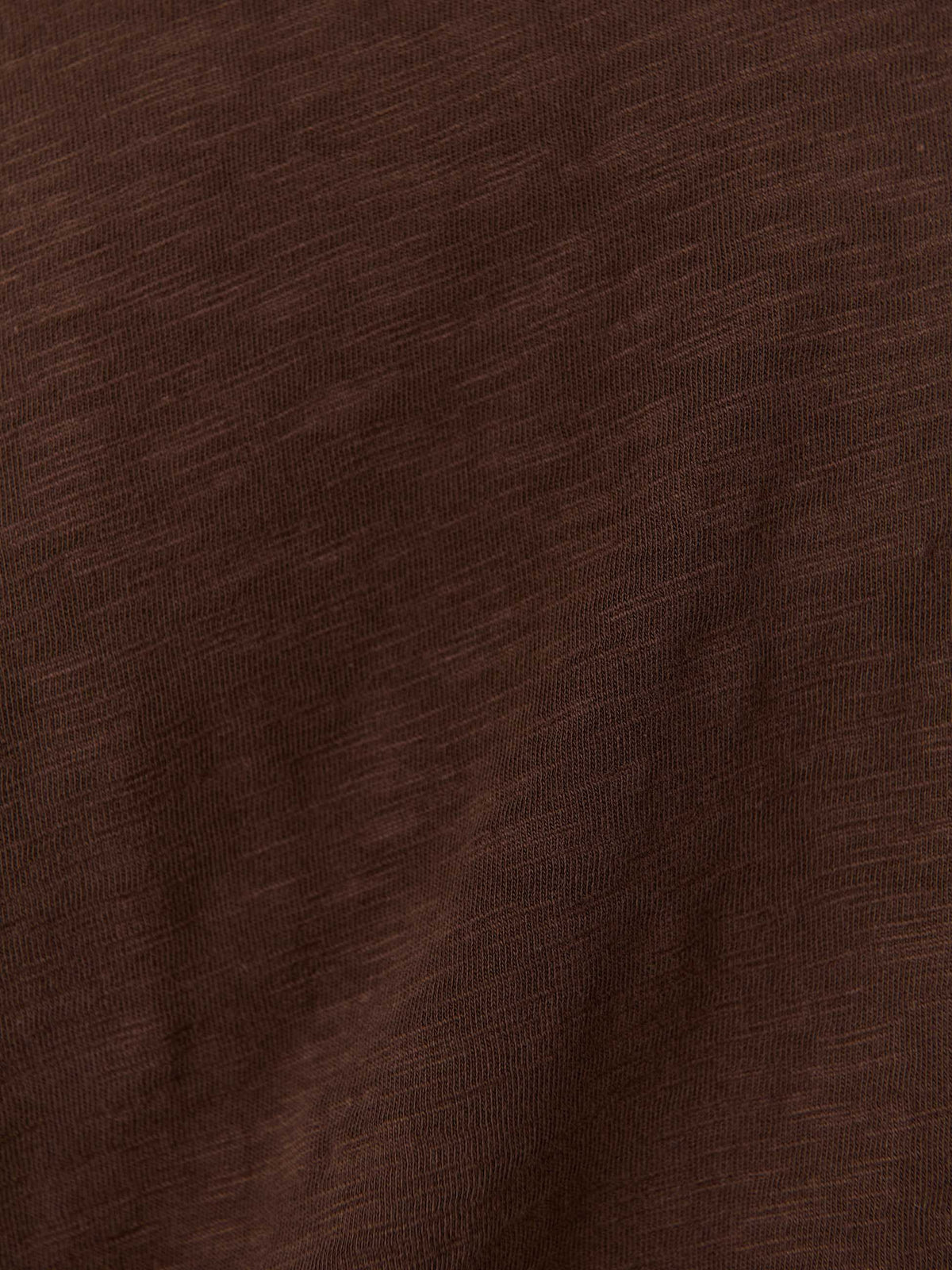 Textured Slub Eden Tee - Coffee Bean