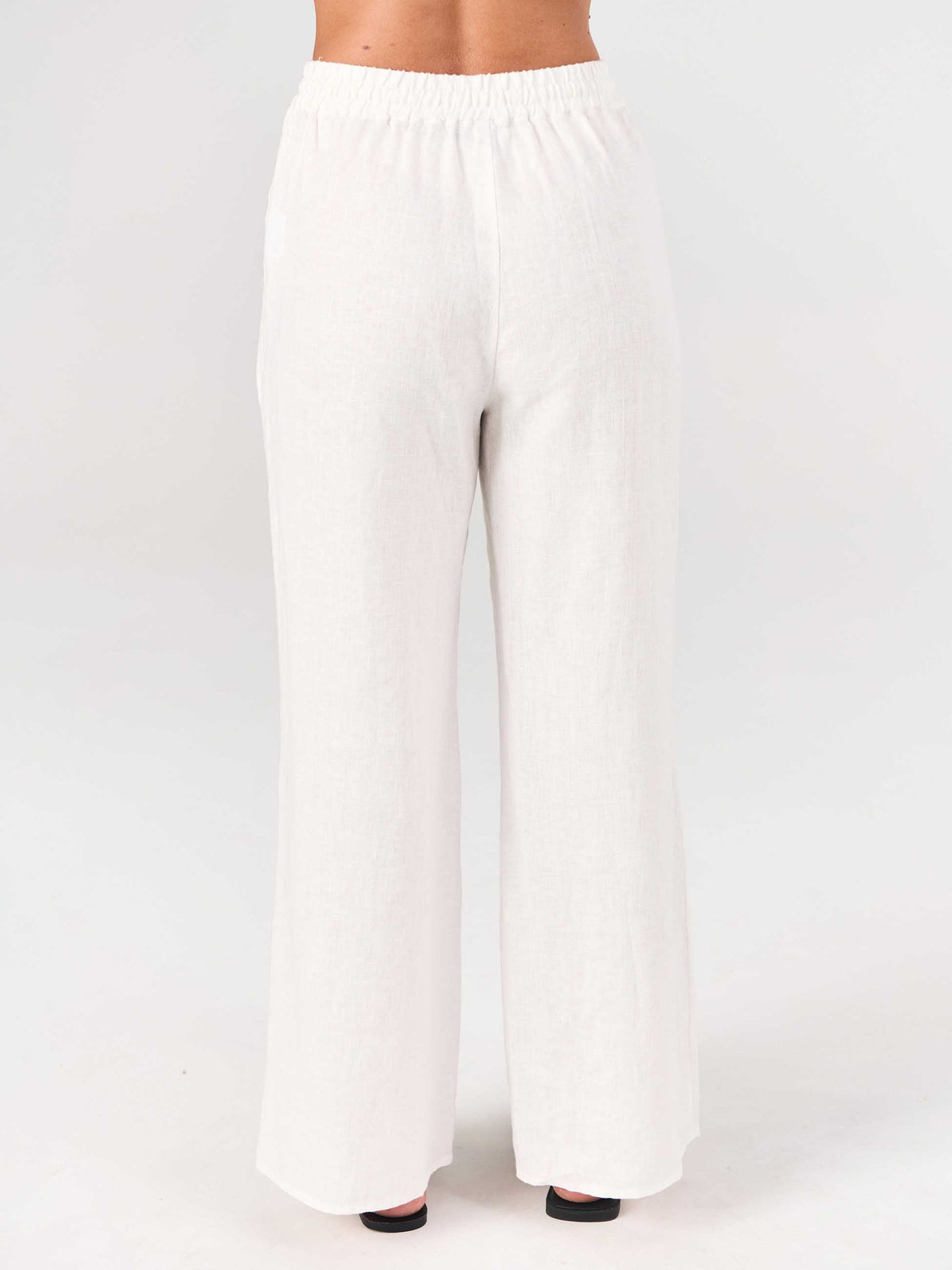 Sasha Linen Pants - White