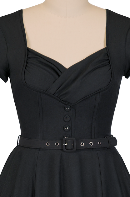 Office Affair Button Front Dress