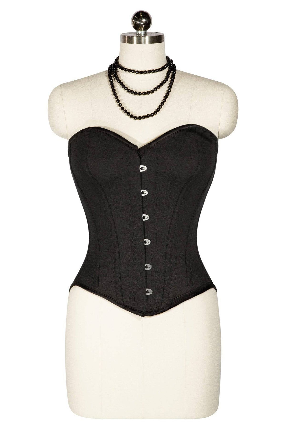 D'Amour Steel Boned Corset (Black)