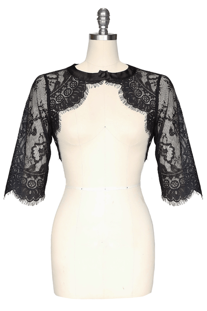 D'Amour Lace Shrug (Black)
