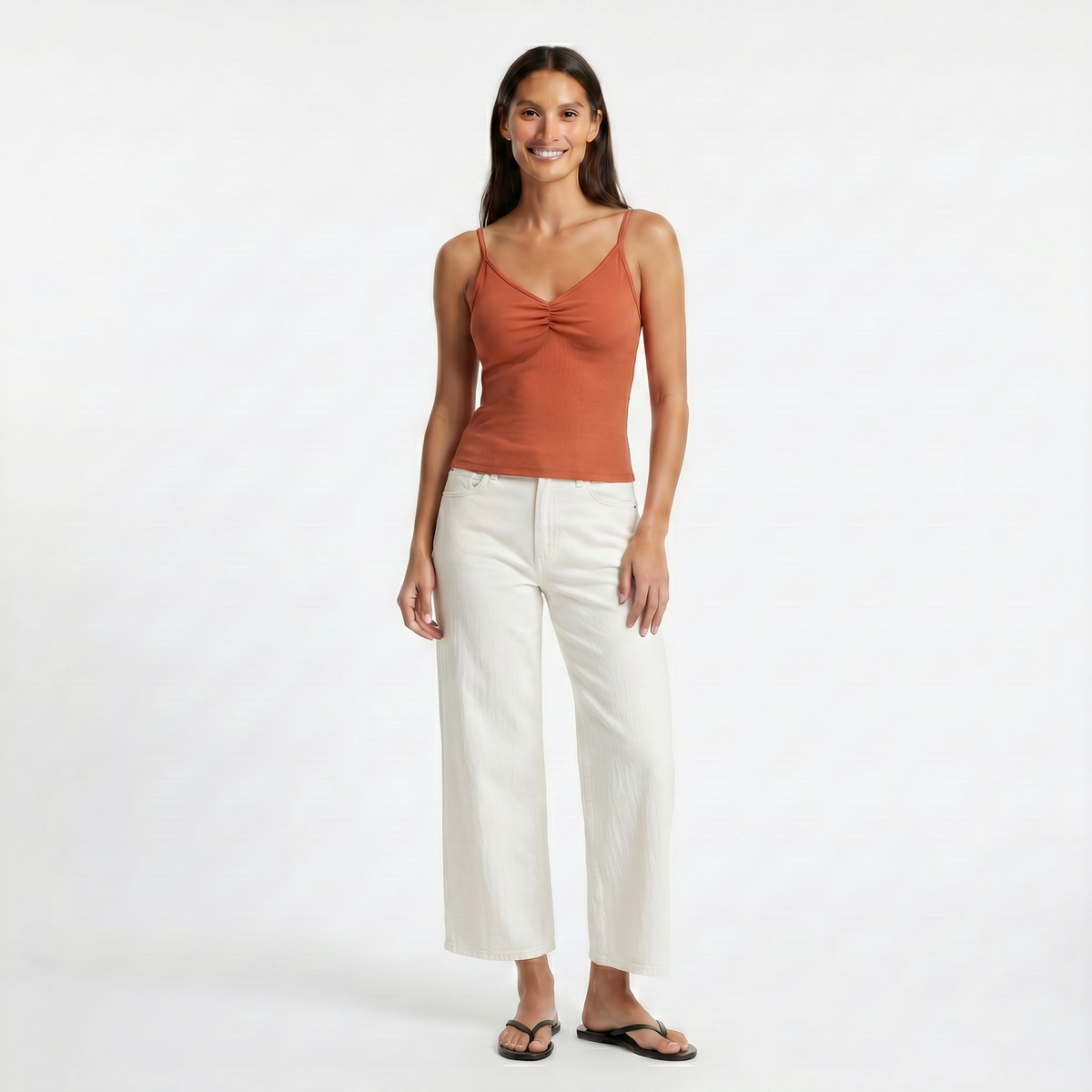 Shirred Front Cami