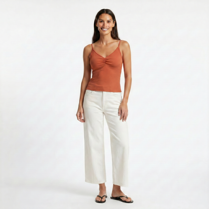 Shirred Front Cami