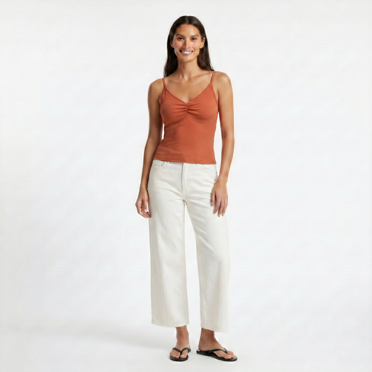 Shirred Front Cami