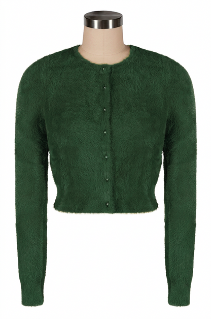 Powder Puff Cardigan (Green)