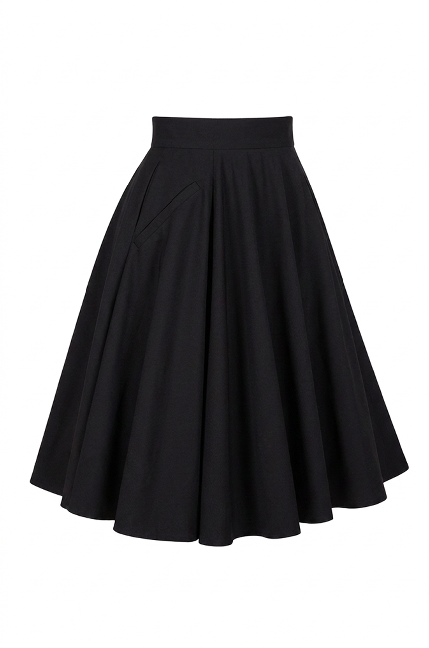 D'Amour Circle Skirt (Black)