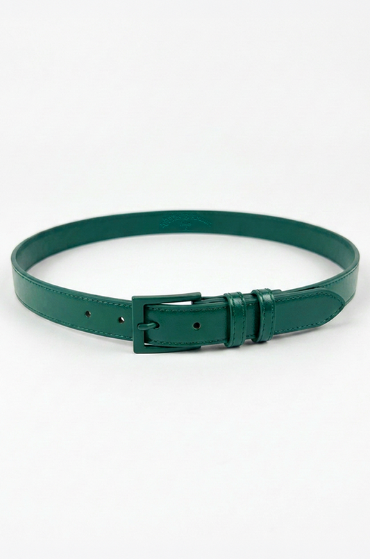 Belle Boheme Follies Skinny Belt (Green)