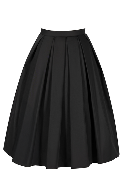 Kitten Noir Tea Length Full Skirt