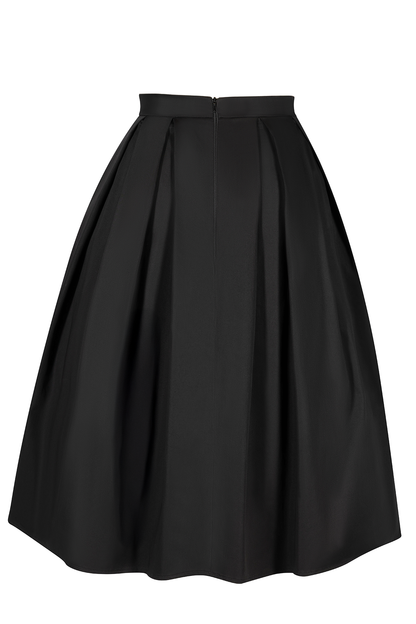 Kitten Noir Tea Length Full Skirt