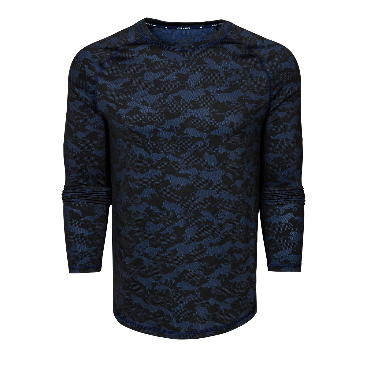 Kennebec Wolfpack Camo Long Sleeve Sport Tee