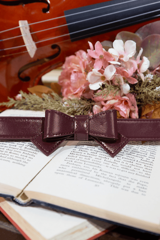 Beauty School Belt (Wine)