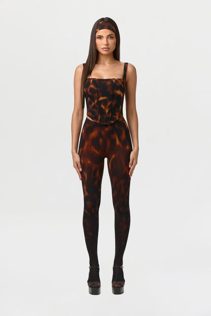 Bare Body Tortoise Closed Toe Legging