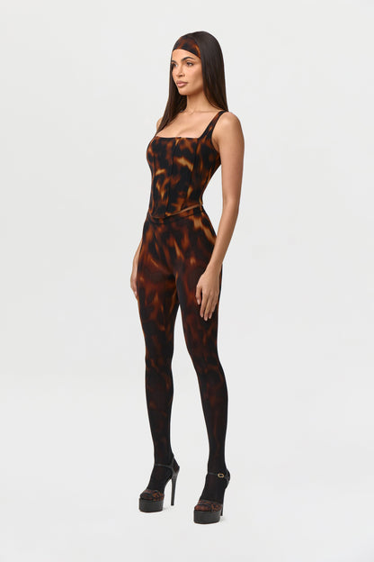 Bare Body Tortoise Closed Toe Legging