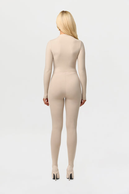 Naked Mock Neck Bodysuit