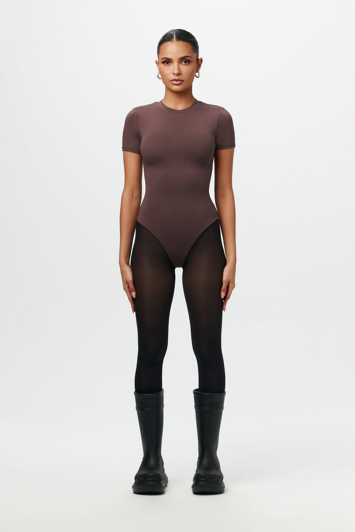 NW Crewneck Short Sleeve Bodysuit