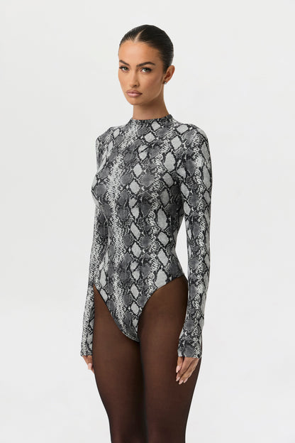 Naked Print Bodysuit