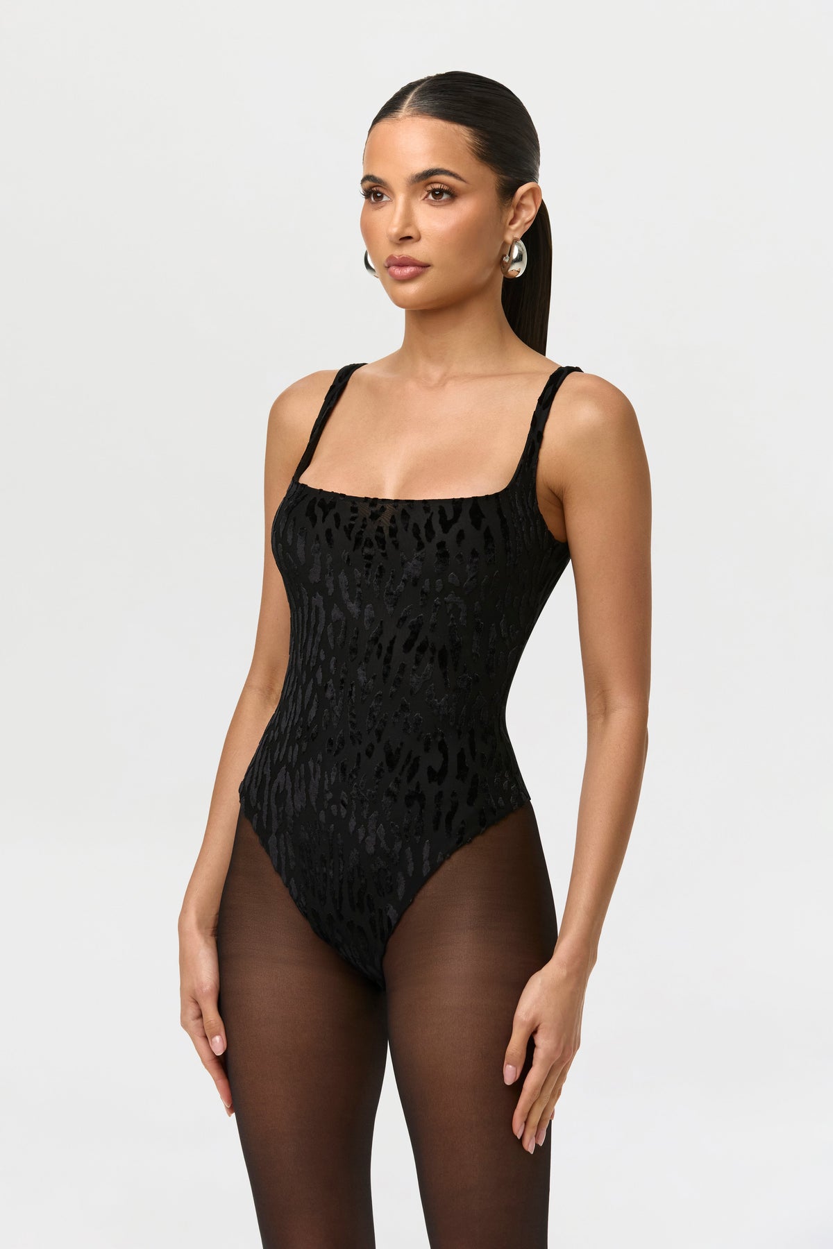 Burnout Scoop Tank Bodysuit