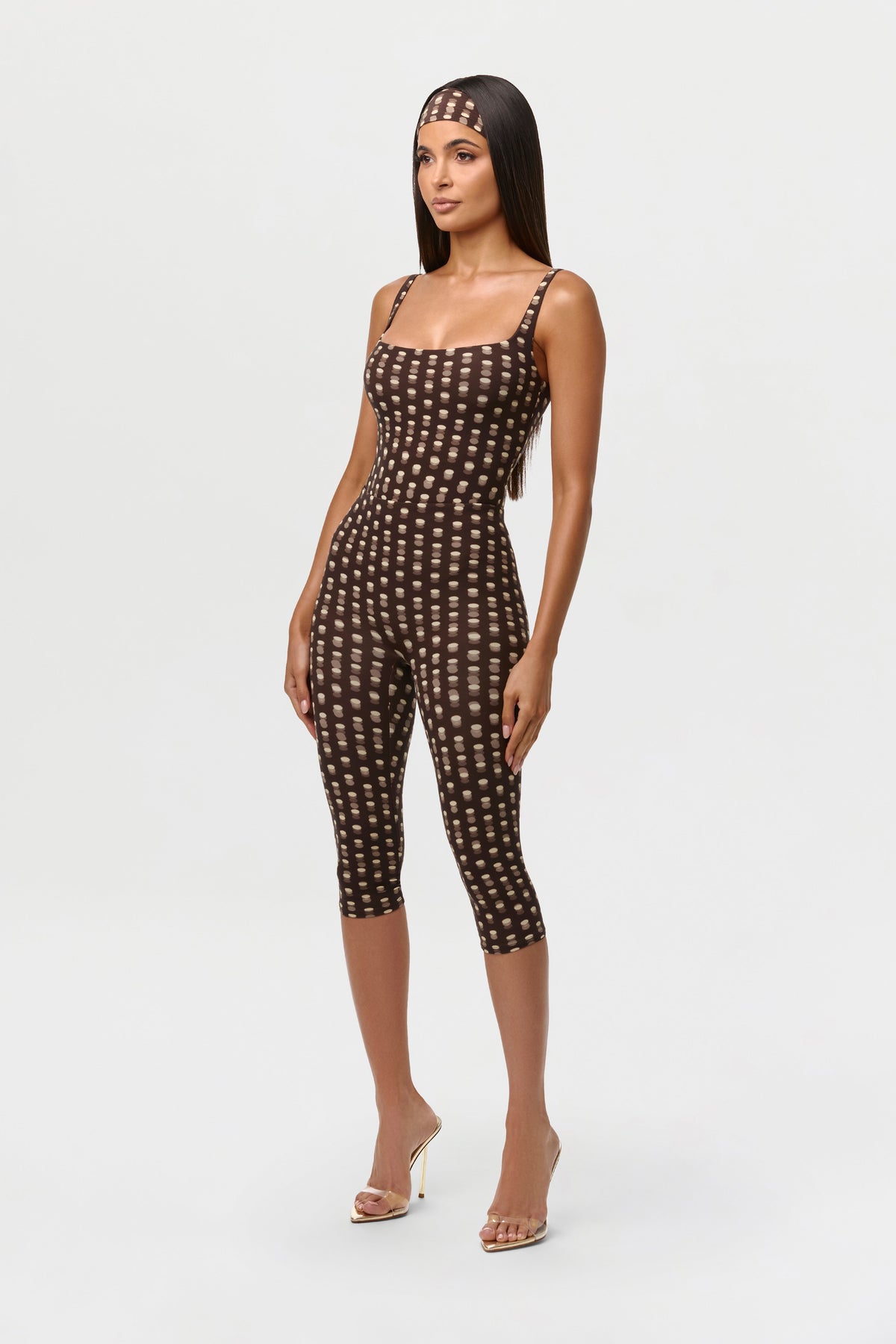 Naked Print Capri Legging