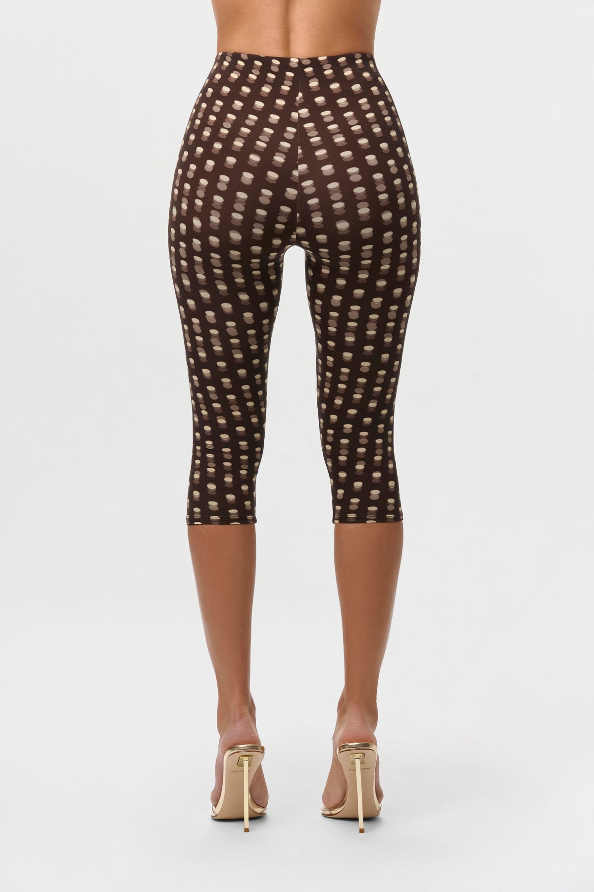 Naked Print Capri Legging