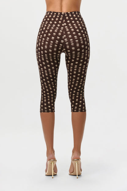 Naked Print Capri Legging