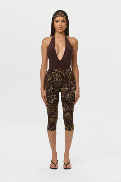 Naked Print Capri Legging