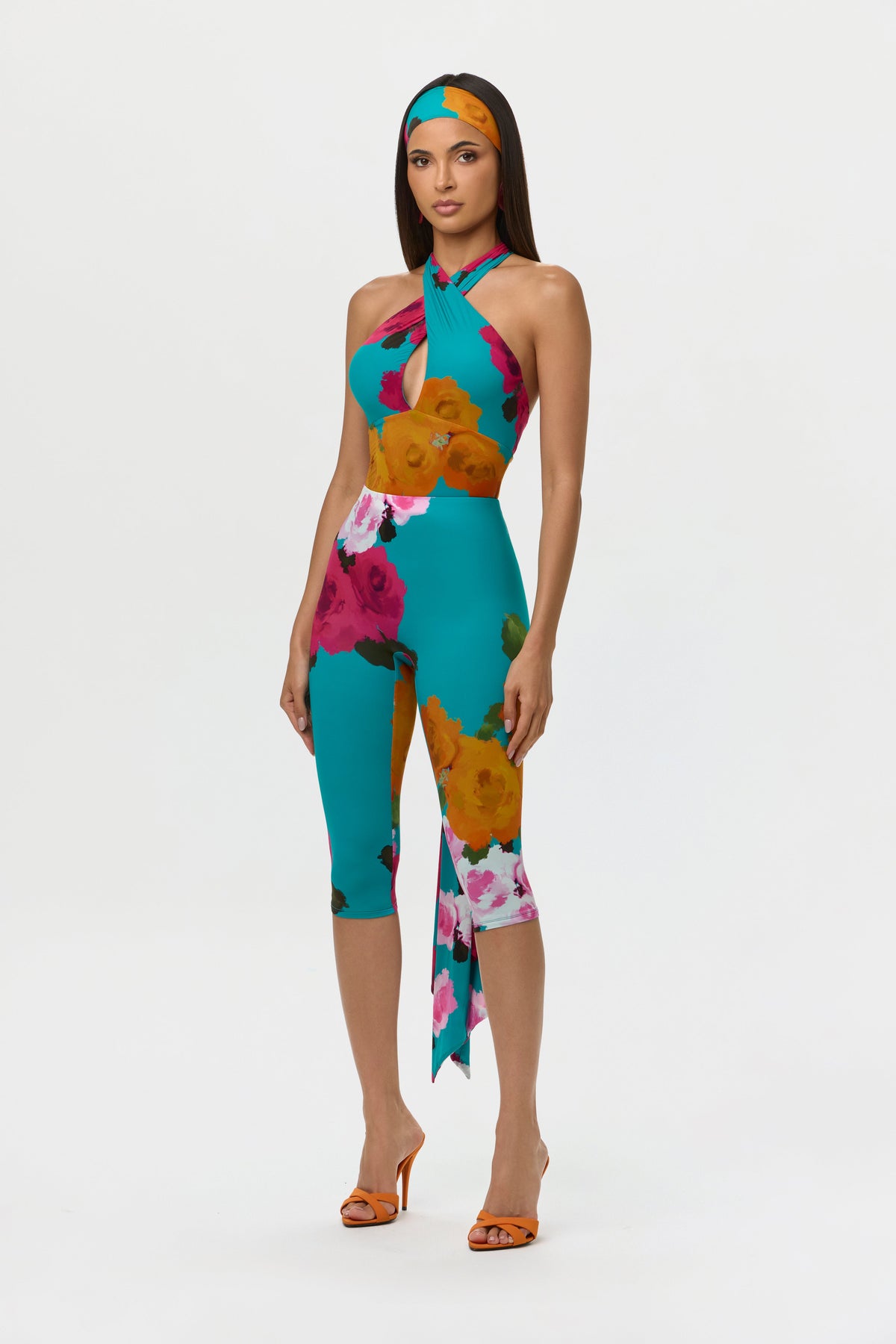 Naked Print Capri Legging