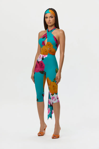 Naked Print Capri Legging