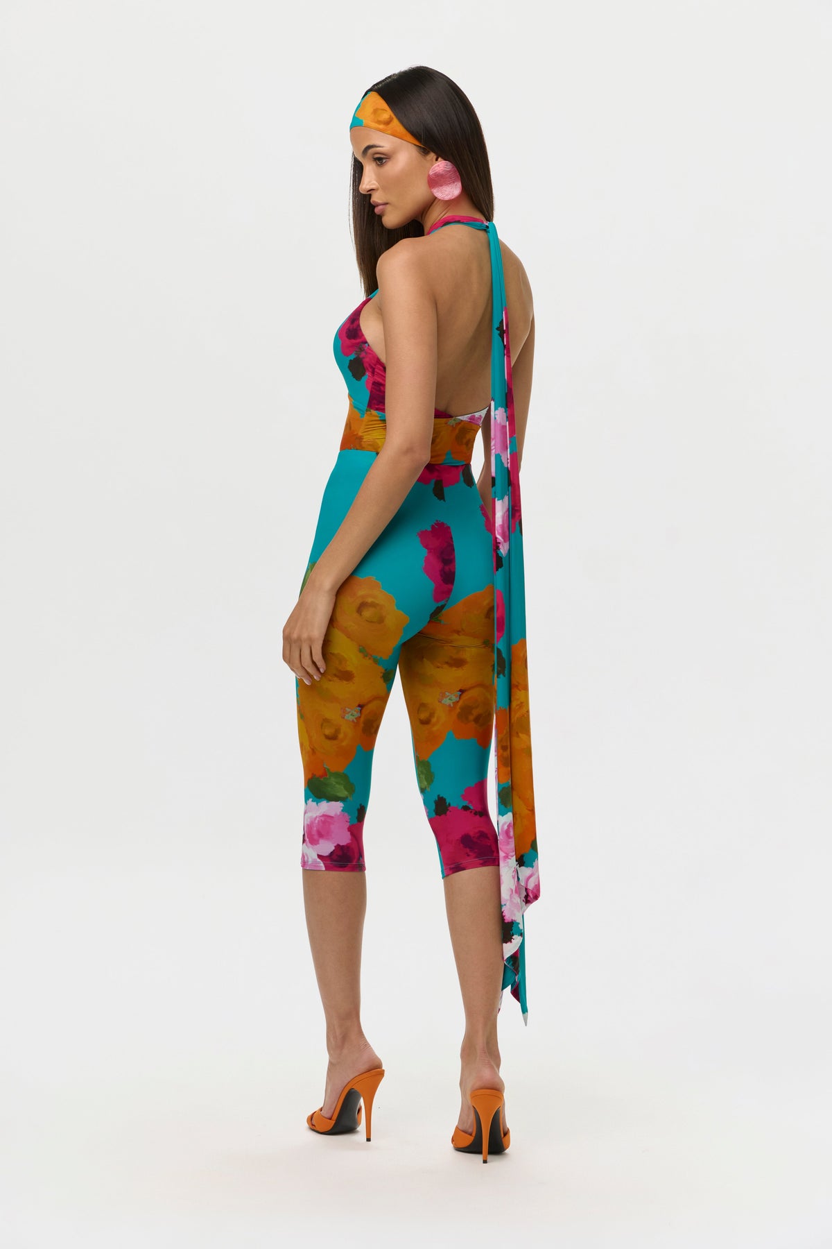 Naked Print Capri Legging