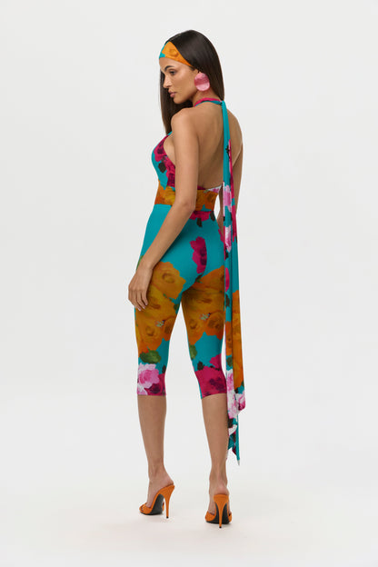 Naked Print Capri Legging