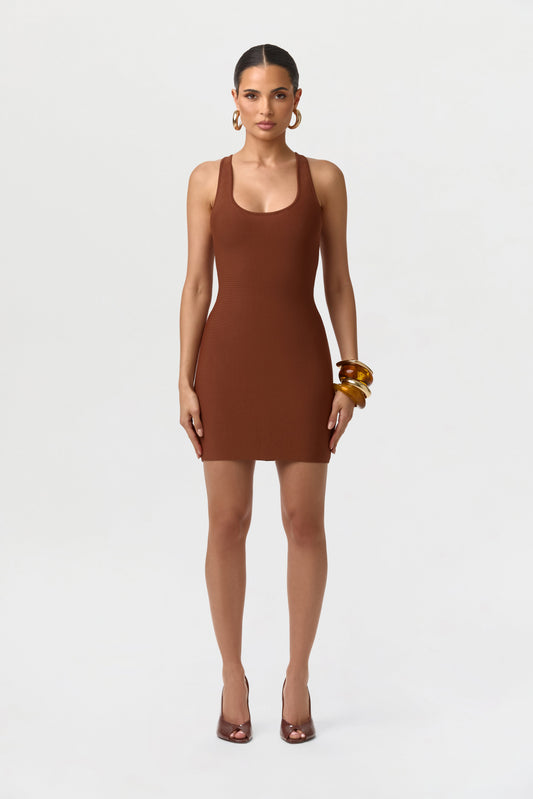 Bandage Scoop Mini Dress