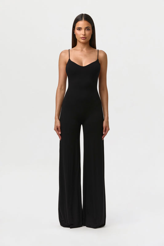 Smooth Cami Wide Leg Jumpsuit Petite