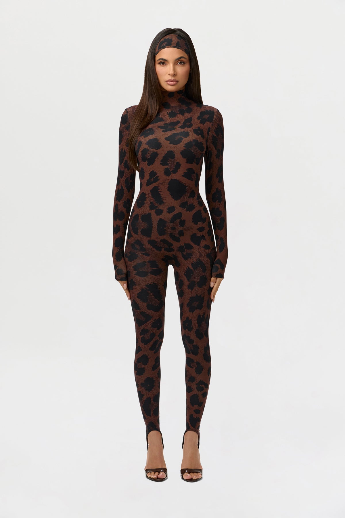 Naked Print Stirrup Jumpsuit