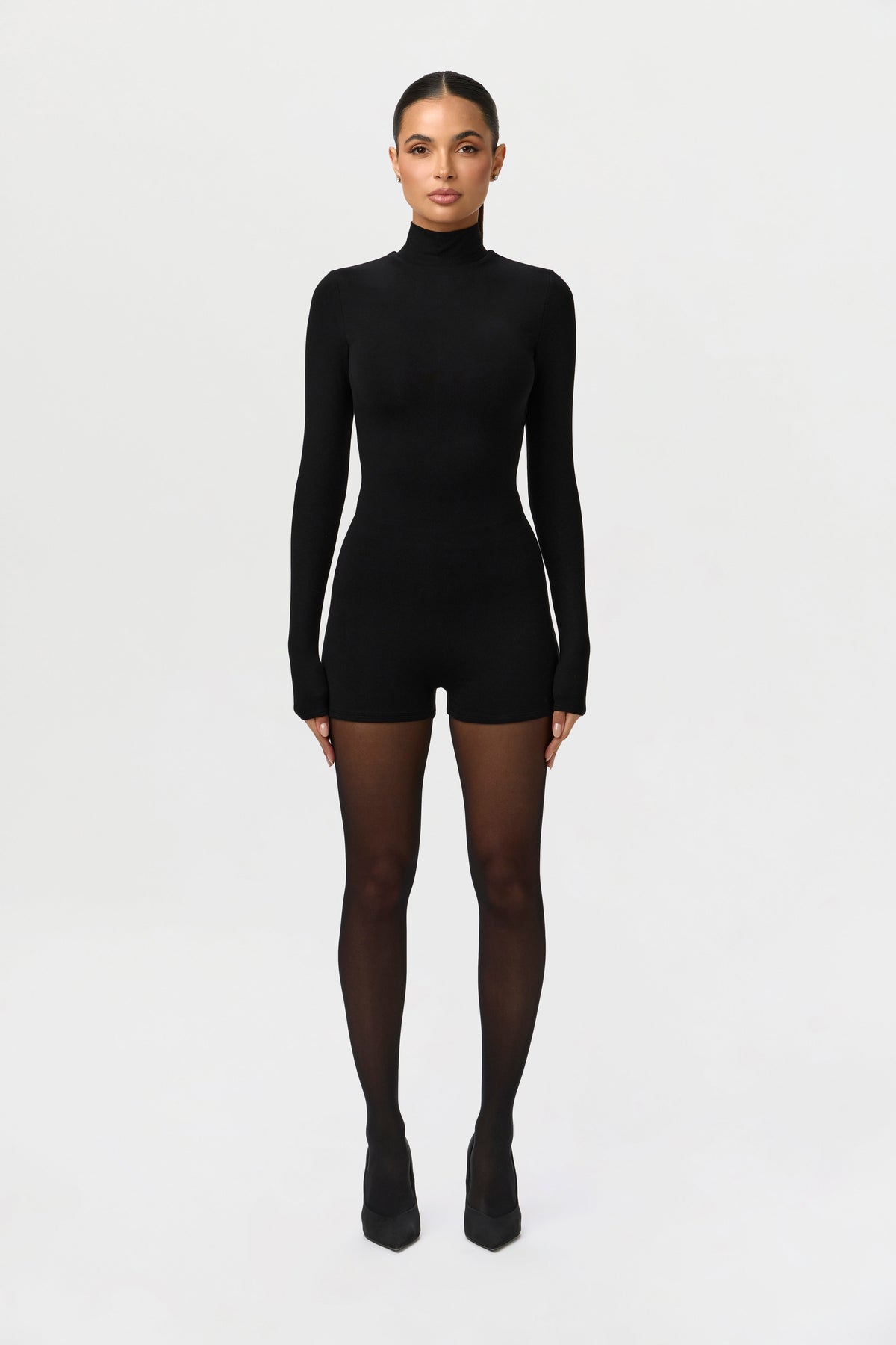 Butter Turtleneck Contour Romper