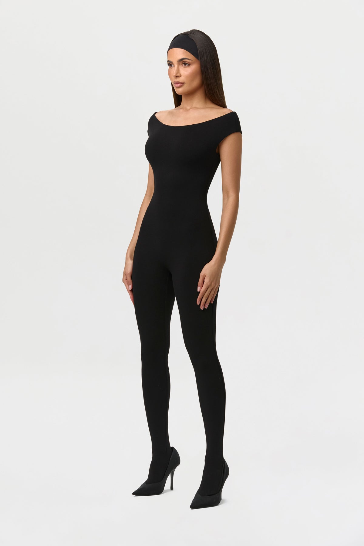 Smooth Off-Shoulder Jumpsuit