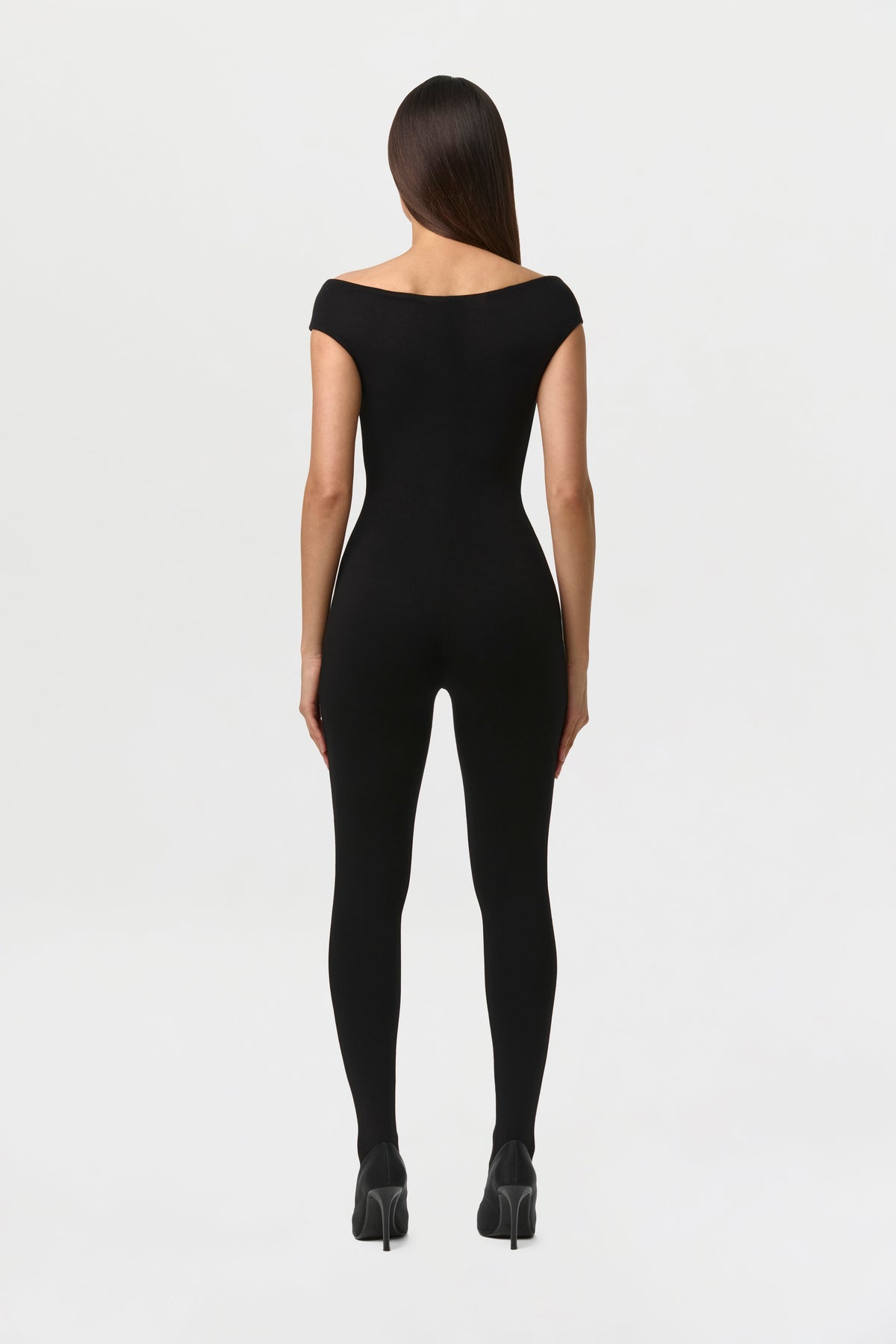 Smooth Off-Shoulder Jumpsuit Petite