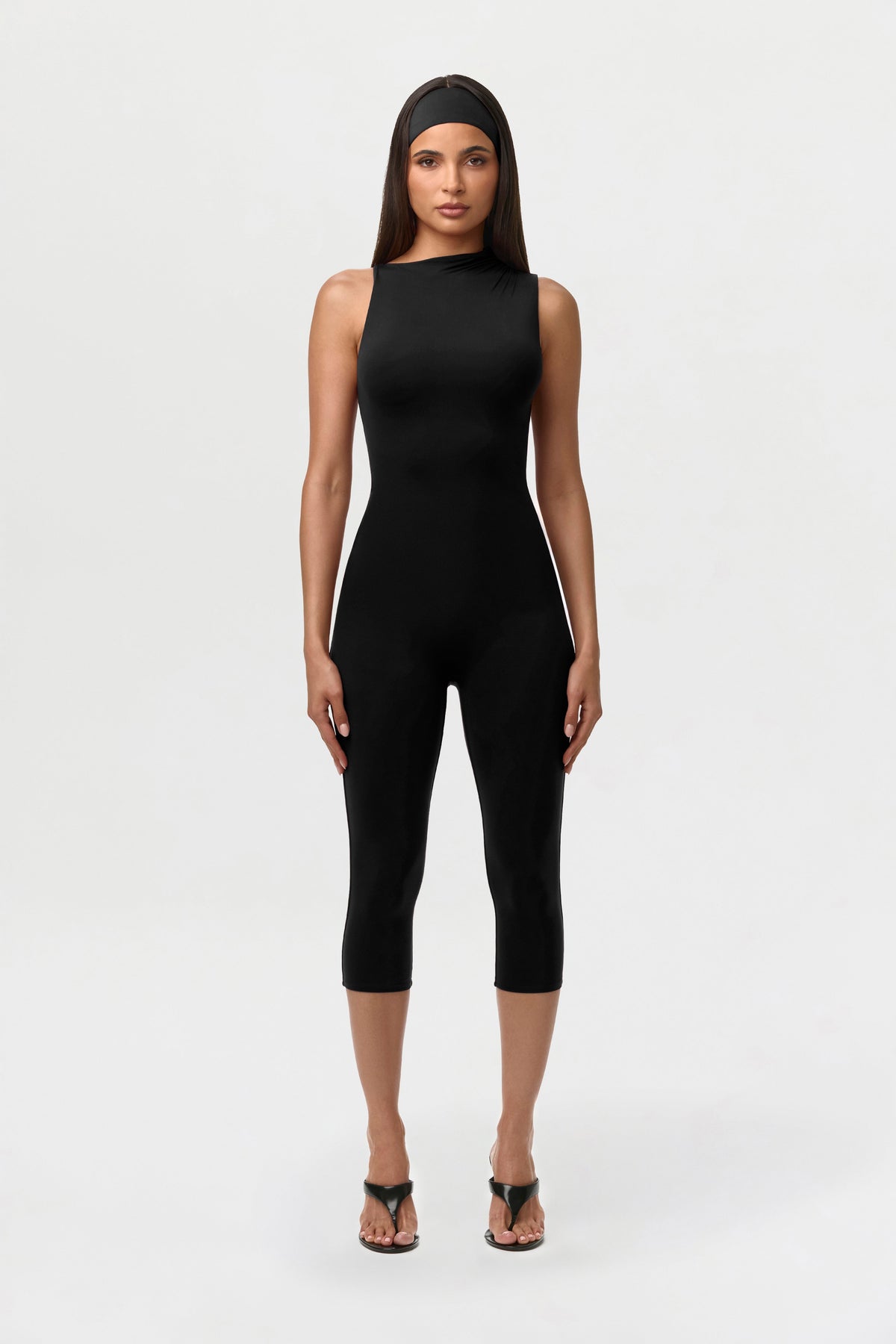 Naked Sleeveless Capri Jumpsuit