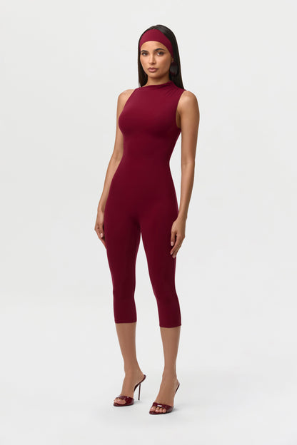 Naked Sleeveless Capri Jumpsuit