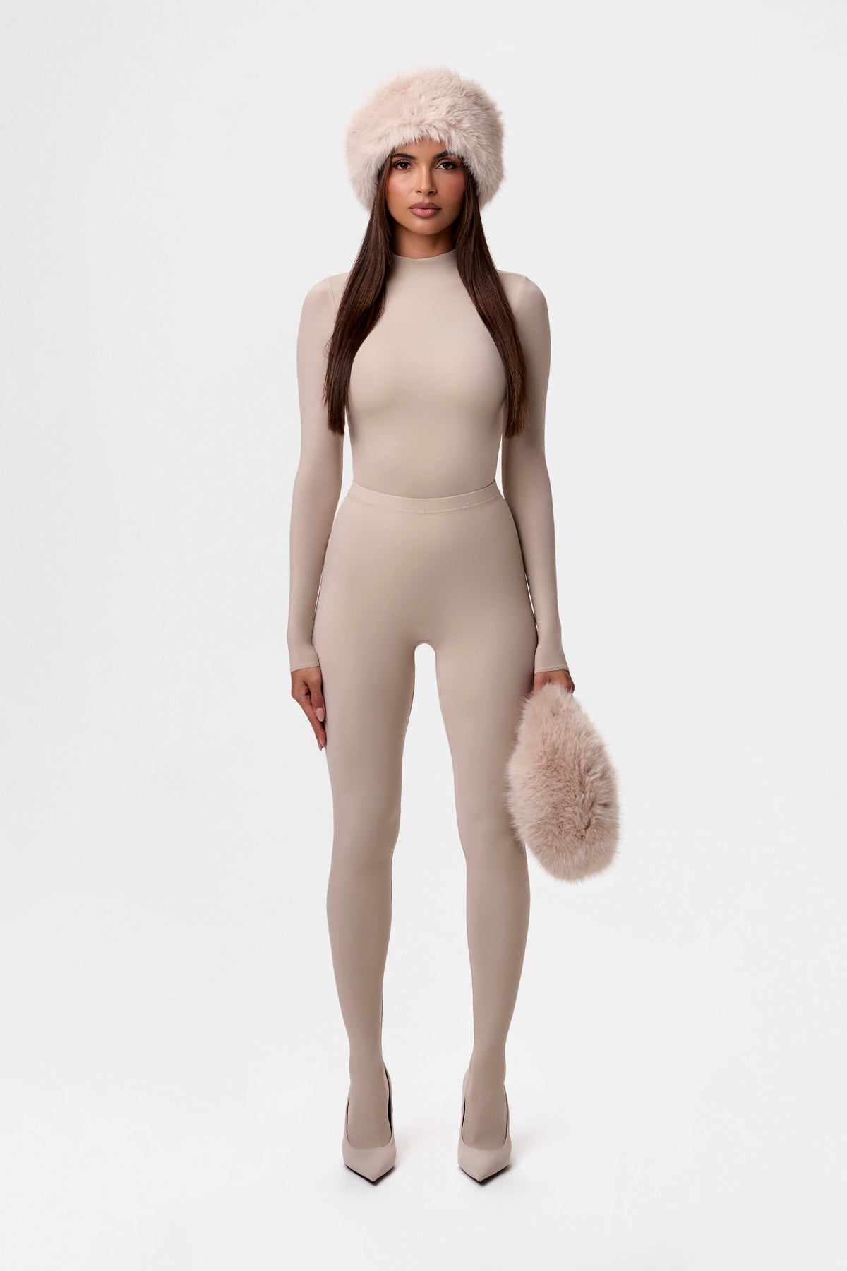 Naked Mock Neck Top
