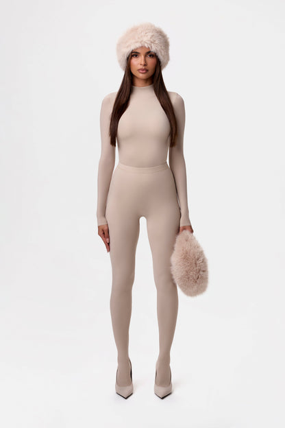 Naked Mock Neck Top