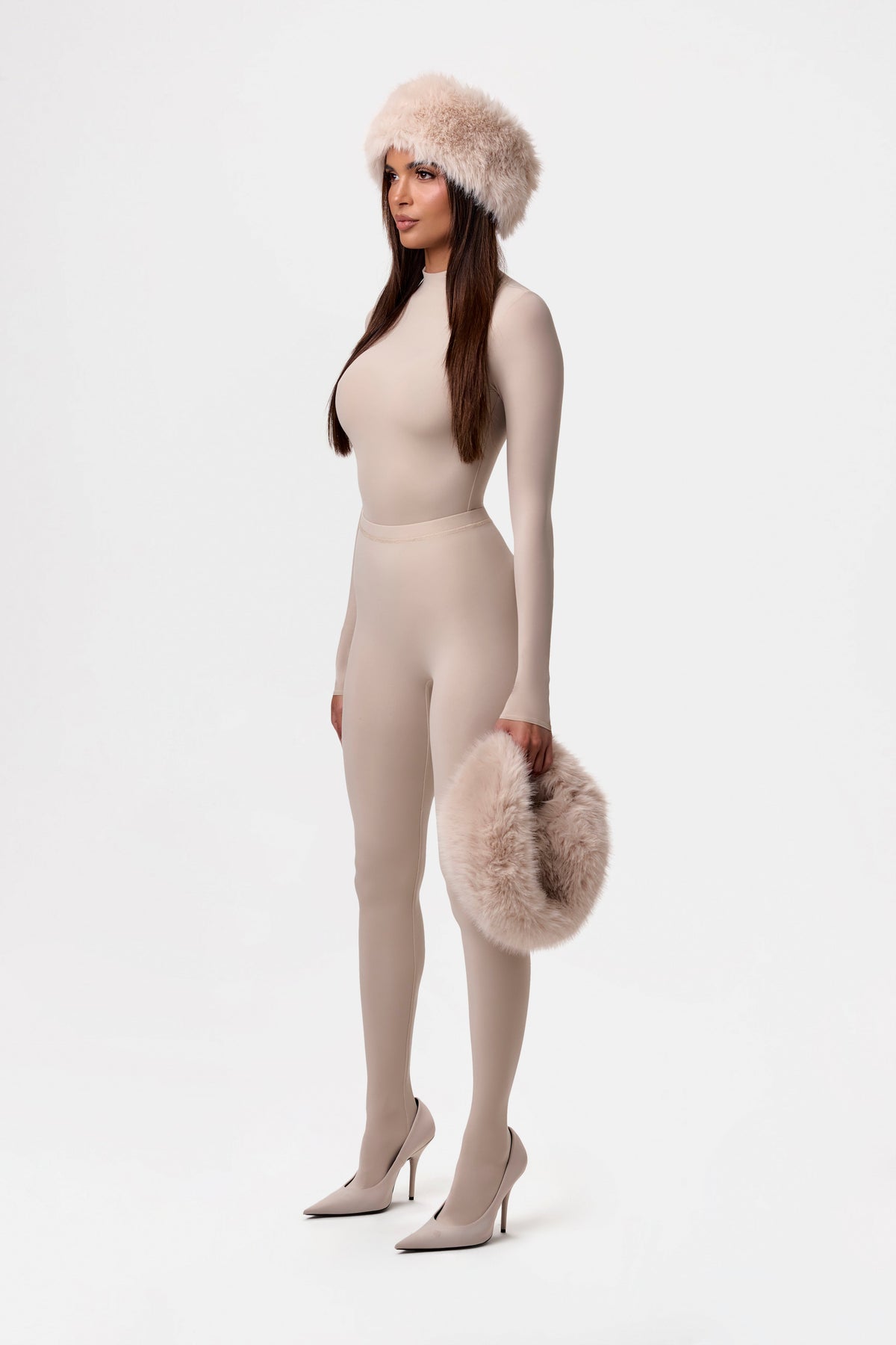 Naked Mock Neck Top