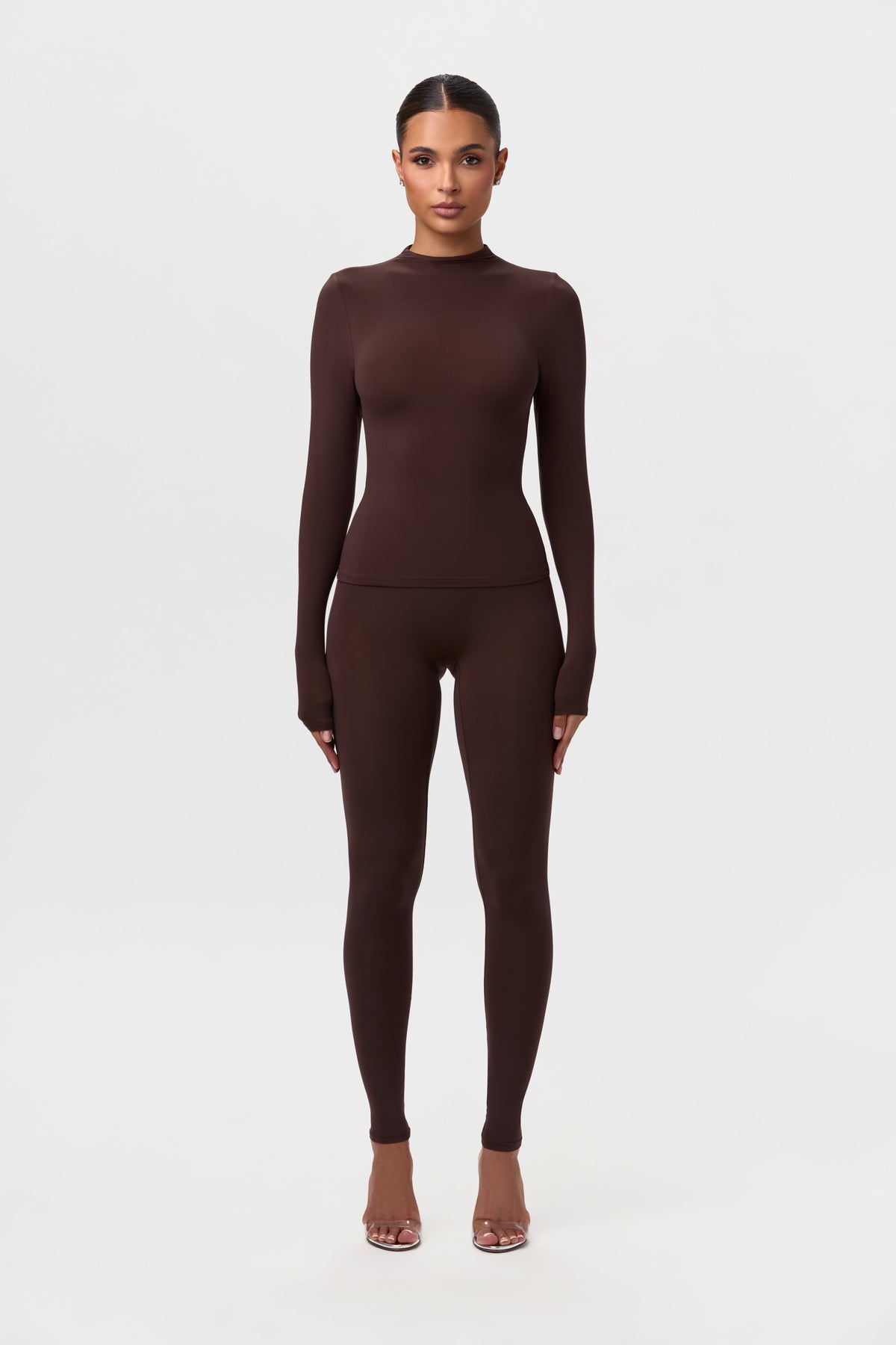 Naked Mock Neck Top