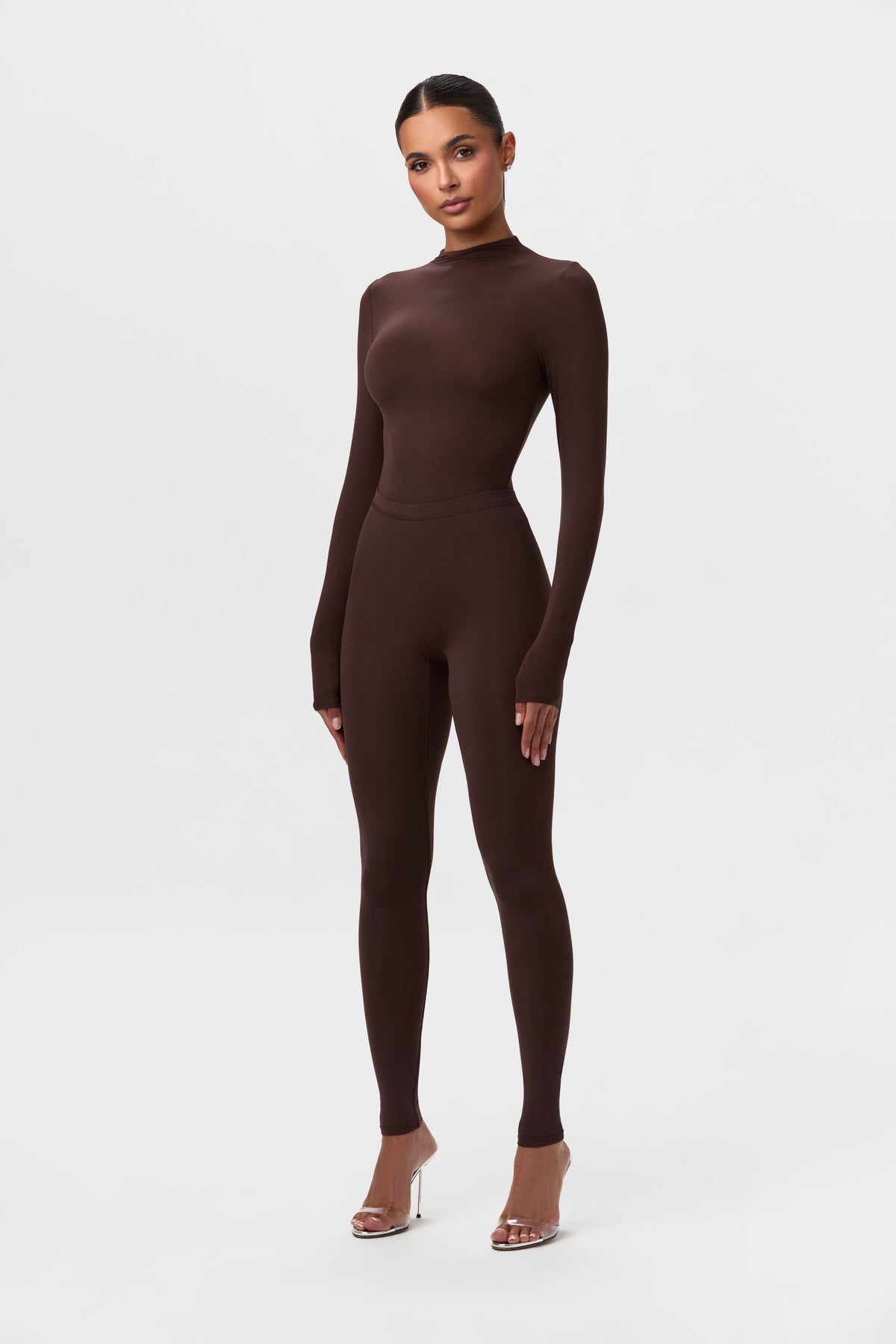 Naked Mock Neck Top