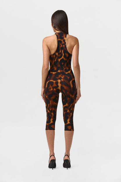Naked Print Capri Legging