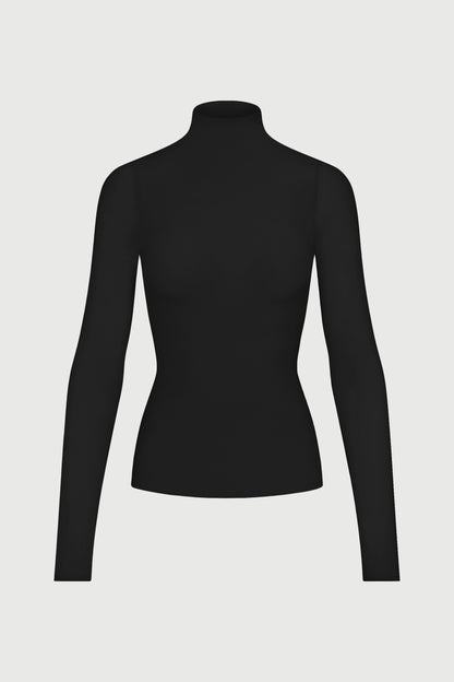Naked Mock Neck Top